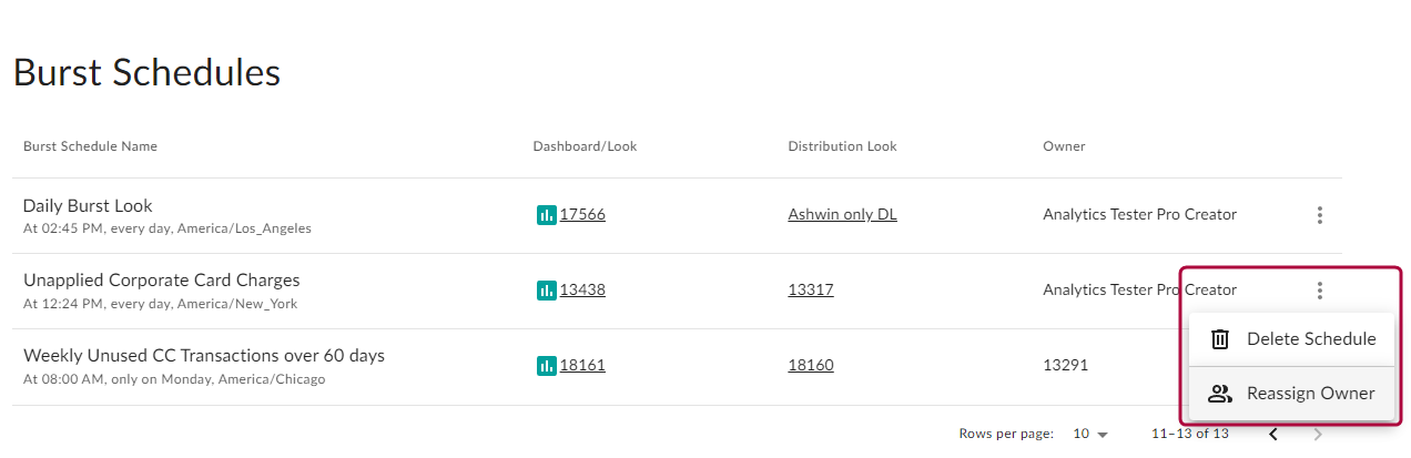 More Actions menu with Reassign Owner option.